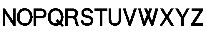 Glorivate Bold Font LOWERCASE