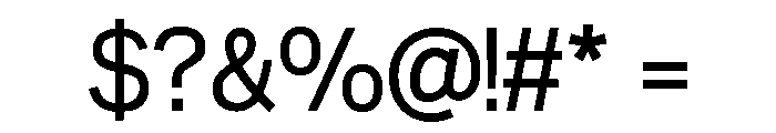 Glorivate Font OTHER CHARS