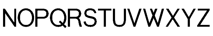 Glorivate Font LOWERCASE