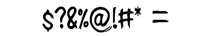 Glory_Words Font OTHER CHARS