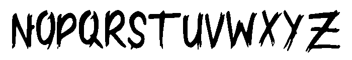 Glory_Words Font UPPERCASE