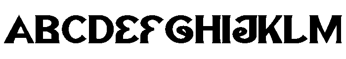 Glossy Edition Font UPPERCASE