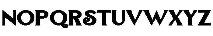 Glossy Edition Font UPPERCASE