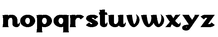 Glossy Edition Font LOWERCASE