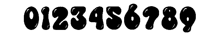 Glossy Pop Regular Font OTHER CHARS
