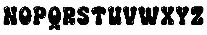 Glossy Pop Regular Font LOWERCASE