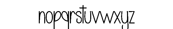 Gloves Notes Font LOWERCASE
