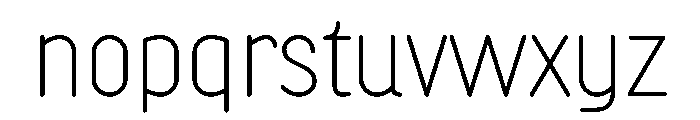 Glovina Regular Font LOWERCASE