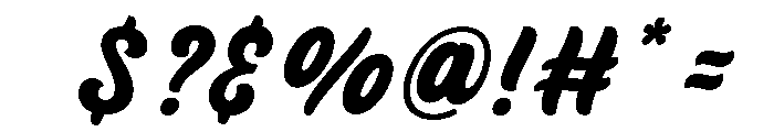 Glowing Kilat Regular Font OTHER CHARS