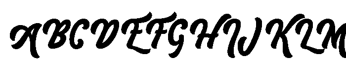 Glowing Kilat Regular Font UPPERCASE