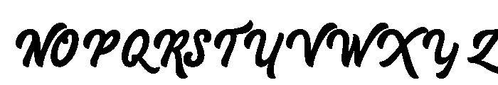 Glowing Kilat Regular Font UPPERCASE