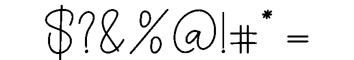 Glowing Valentine Font OTHER CHARS