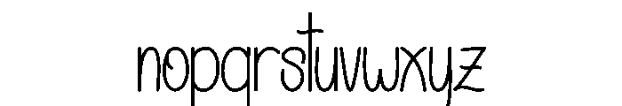 Glowing Valentine Font LOWERCASE