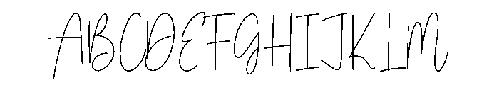 Glowing Wonderful Font UPPERCASE