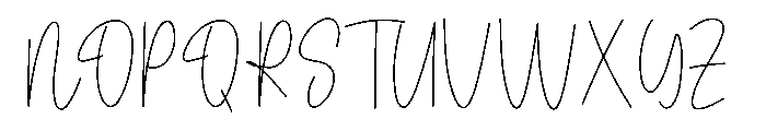 Glowing Wonderful Font UPPERCASE