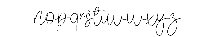 Glowing Wonderful Font LOWERCASE