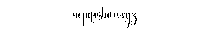 Glowing1 Font LOWERCASE