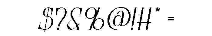 Glowings Font OTHER CHARS