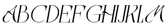 Glowings Font UPPERCASE