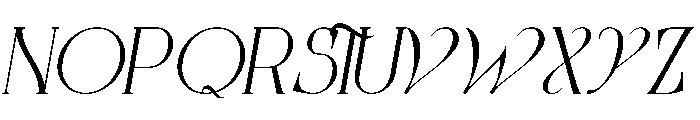 Glowings Font UPPERCASE