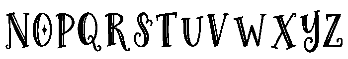 Glowmere Font UPPERCASE