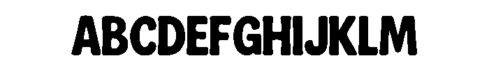 Glowy Regular Font UPPERCASE