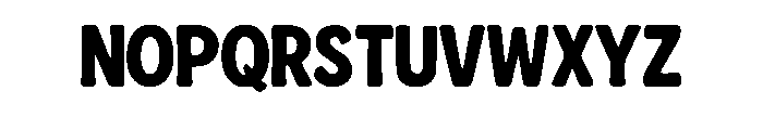 Glowy Regular Font UPPERCASE