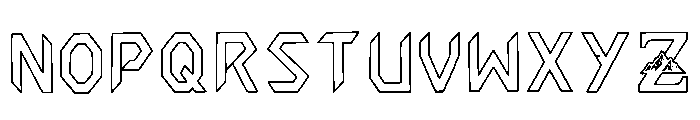 Gluta Regular Font UPPERCASE
