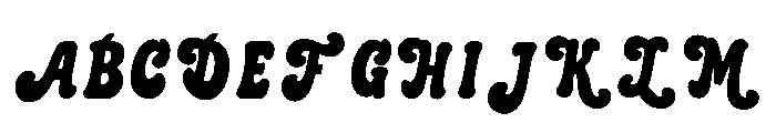 Gluttonous_Retro Font UPPERCASE