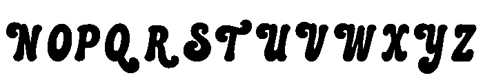 Gluttonous_Retro Font UPPERCASE