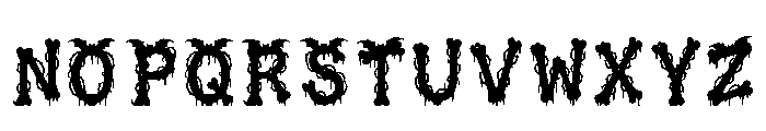Glyceria Regular Font UPPERCASE