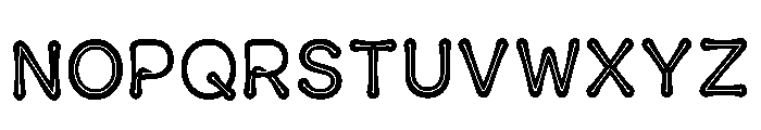 Glyph Regular Font UPPERCASE