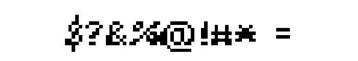 GlyphGalaxy Font OTHER CHARS