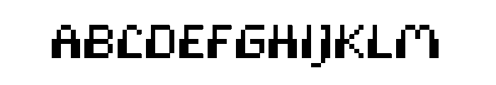 GlyphGalaxy Font UPPERCASE