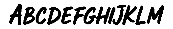 GlyphRush Font UPPERCASE