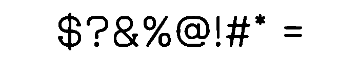 Glyphora Font OTHER CHARS