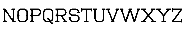 Glyphora Font UPPERCASE