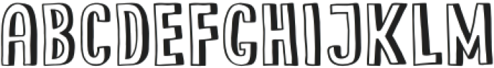 GL Bulgy Regular otf (400) Font UPPERCASE