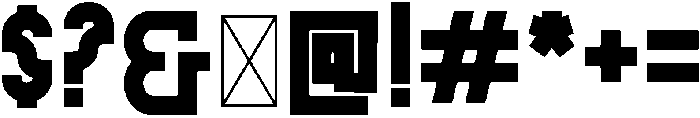 GLADIATOR Regular otf (400) Font OTHER CHARS