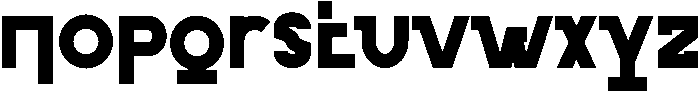 GLADIATOR Regular otf (400) Font LOWERCASE