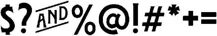 GLAIRE Regular otf (400) Font OTHER CHARS