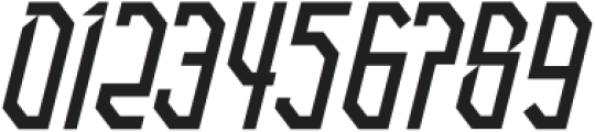 GLARUDA SKYLINE Italic otf (400) Font OTHER CHARS