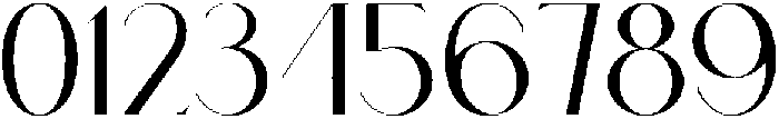 GLASTONE Regular otf (400) Font OTHER CHARS