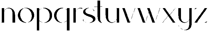GLASTONE Regular otf (400) Font LOWERCASE