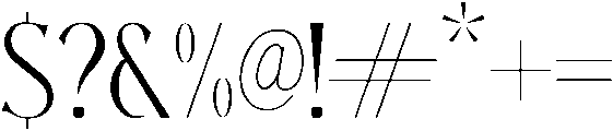 GLORIOUS otf (400) Font OTHER CHARS