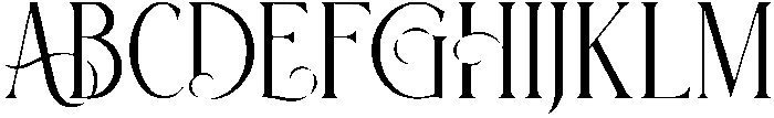 GLORIOUS otf (400) Font UPPERCASE