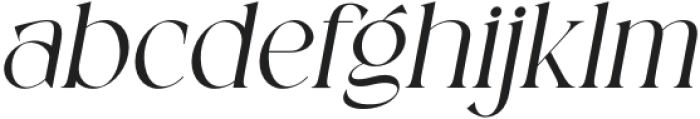 GLORYSE Italic otf (400) Font LOWERCASE