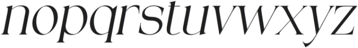 GLORYSE Italic otf (400) Font LOWERCASE