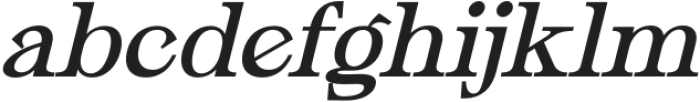 GLOW NIGHT Italic otf (400) Font LOWERCASE