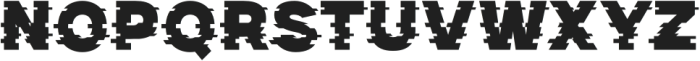 GLTCH otf (400) Font LOWERCASE